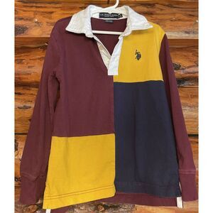 US‎ Polo Association Boys Long Sleeved Shirt Size 6/7